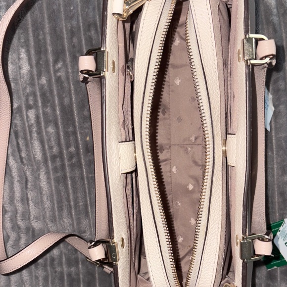 kate spade Blush Leather Satchel with side strap attachment(never used) - Picture 3 of 4